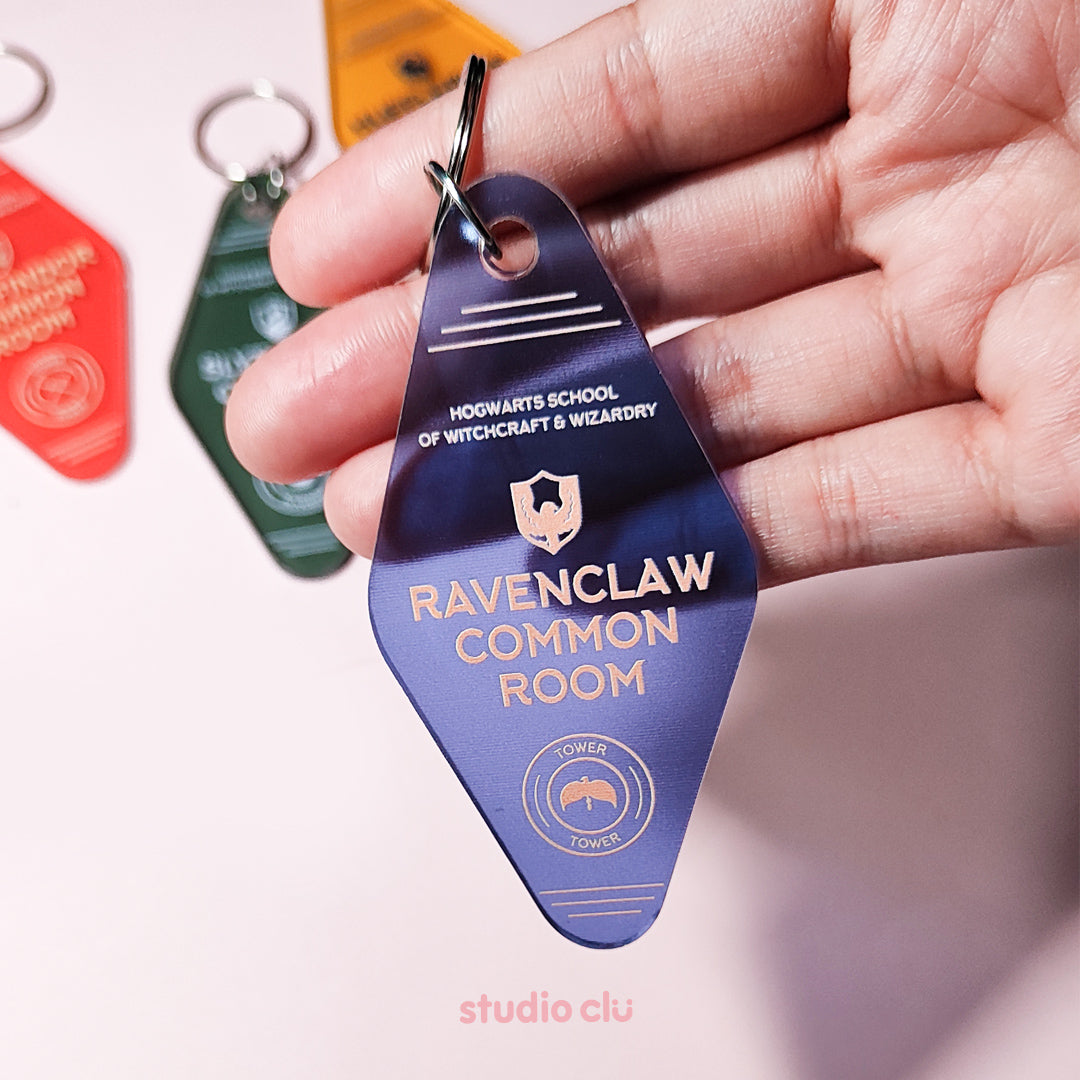 Hogwarts Harry Potter Common Room Acrylic Charm Keyring