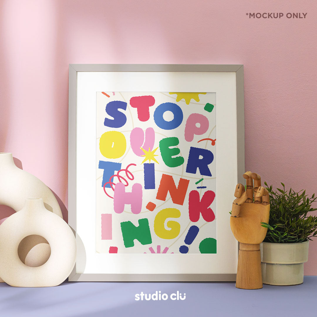 Typography Illustration Art Prints