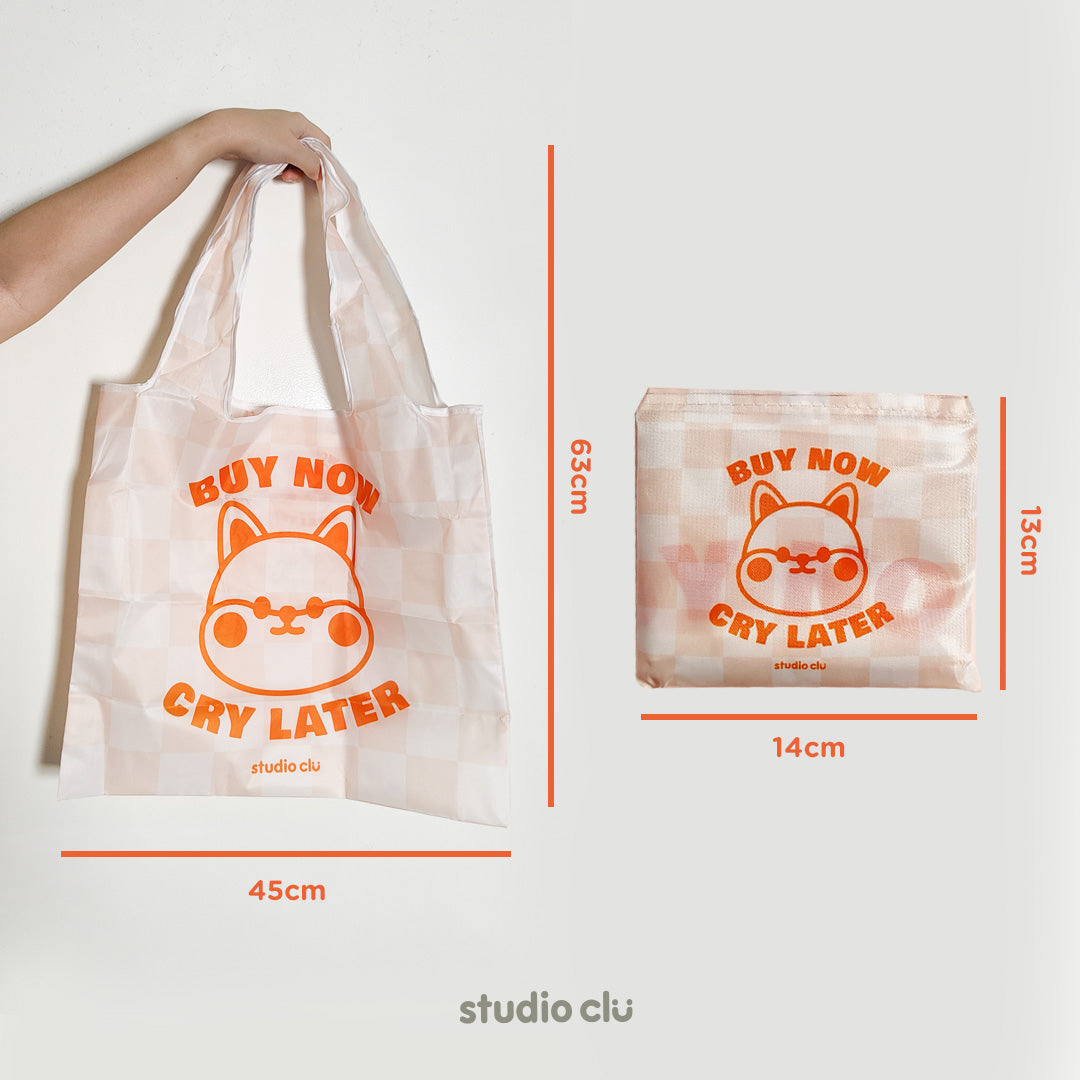 Peach Dog & Mango Cat Foldable Eco Bag