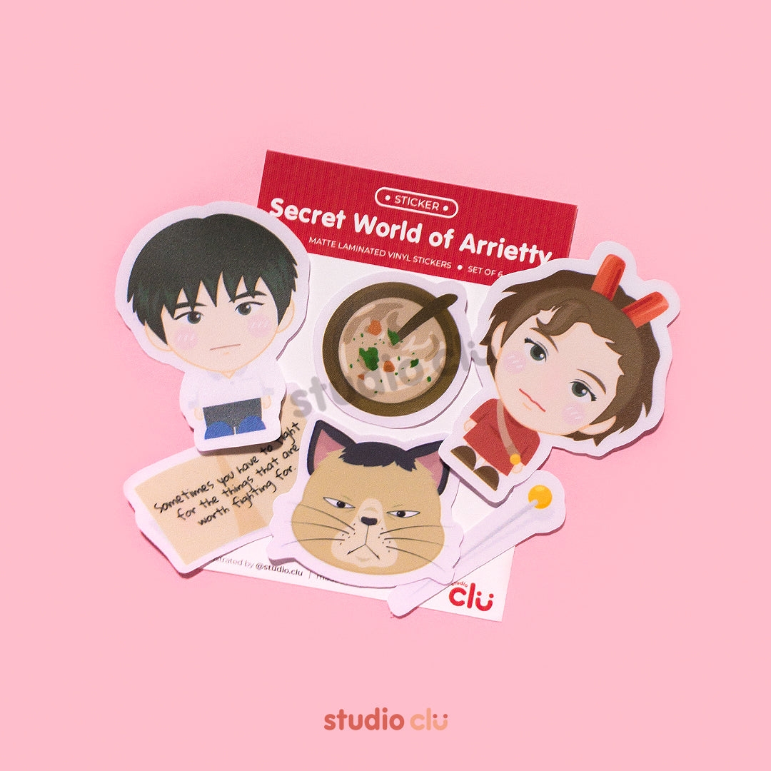 Ghibli Fan Art Waterproof Sticker Set