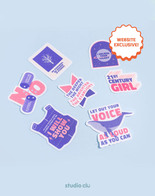 BTS KPOP Fan Art Waterproof Sticker Set