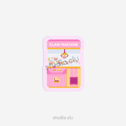 Peach Dog & Mango Cat Cute Relatable Waterproof Stickers A