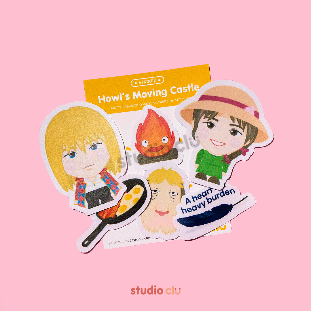 Ghibli Fan Art Waterproof Sticker Set