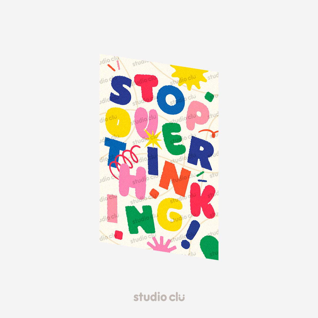 Typography Illustration Art Prints