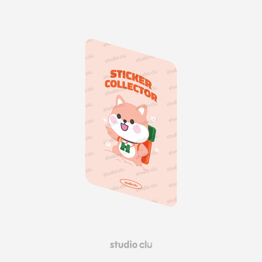 Peach Dog and Mango Cat Reusable Sticker Collect Book