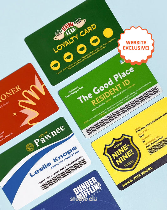 Sitcom Card Sticker Deco Waterproof Stickers l Website Exclusive