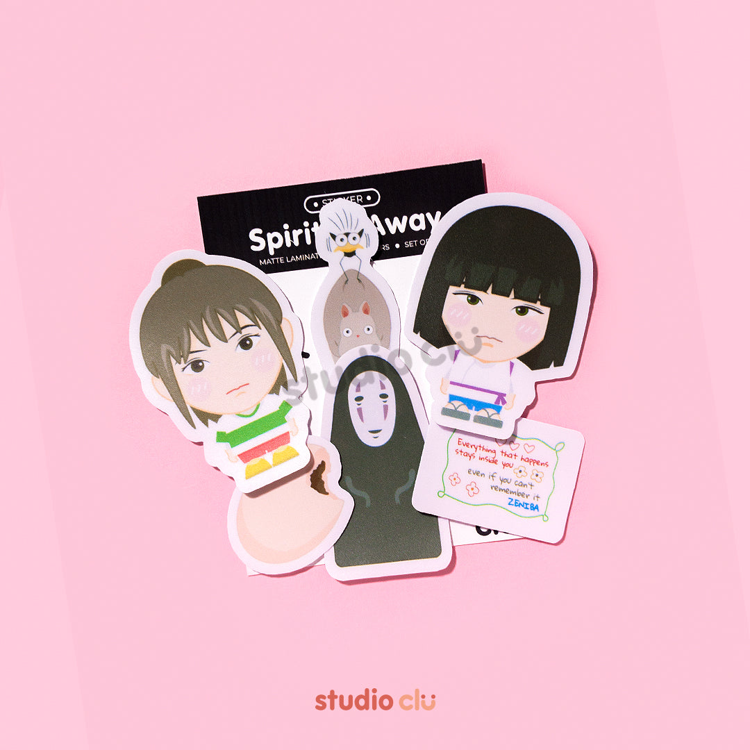 Ghibli Fan Art Waterproof Sticker Set