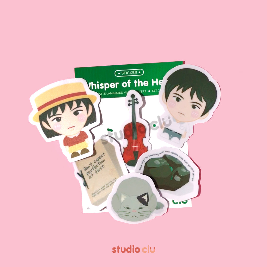 Ghibli Fan Art Waterproof Sticker Set
